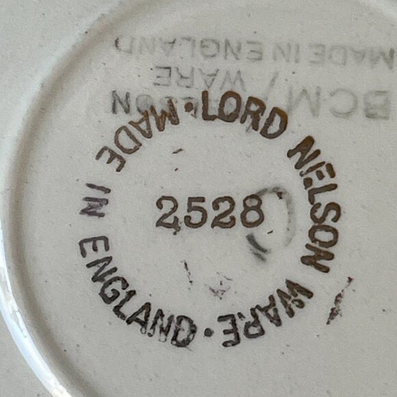 Lord Nelson Ware Ironstone Tea Set 2 Teacups + 2 Saucers 2528 Rose Time - Picture 14 of 15